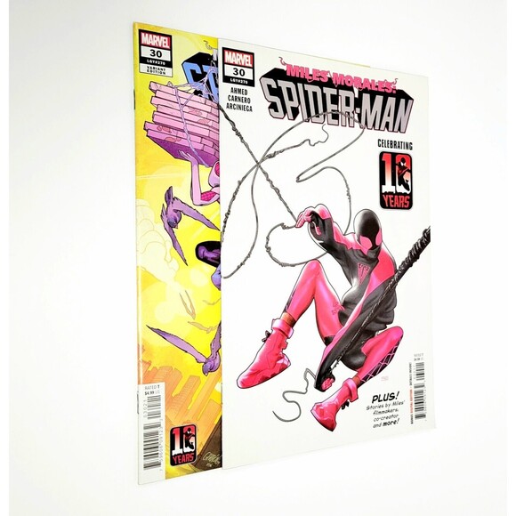 SPIDER-MAN MILES MORALES LOT of 3 10th Anniversary Cover & Variant #3 NM/M - Picture 3 of 7